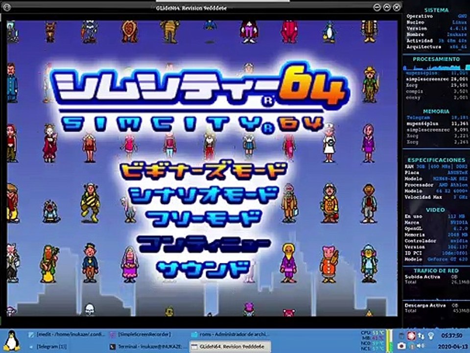 Mupen64Plus - SimCity64DD