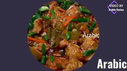 Manchurain de pollo facil in cassa puded hacer in casa solo en 10 minutos