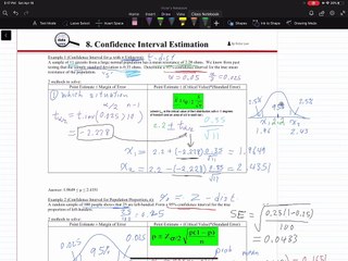 Confidence Interval Estimation 002