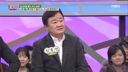 신동선, 나이가 들수록 대화가 줄어드는 건 냄새 때문이다?!