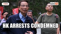 US and UK condemn arrest of Hong Kong democracy activists