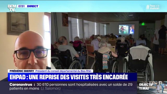 Frédéric Bierry: Pour les visites en Ehpad, l'établissement doit pouvoir assurer la sécurité des pensionnaires