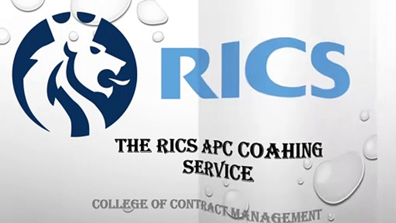 The RICS APC coahing service