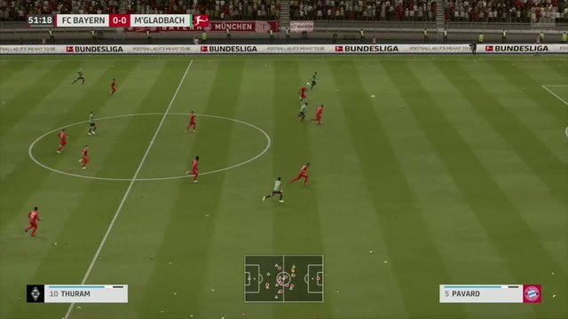 Bayern Munich - Borussia M’Gladbach sur FIFA 20 : résumé et buts (Bundesliga - 31e journée)