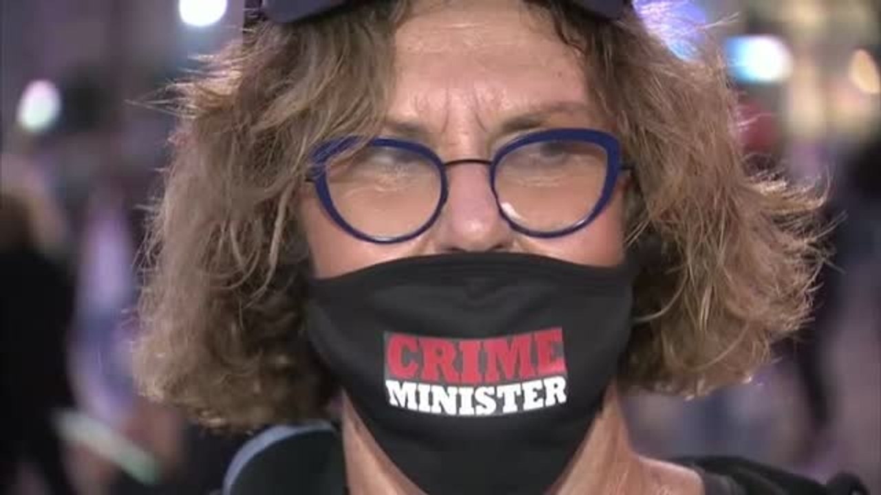 La pandemia de Covid-19 no impide que cientos de personas salgan a las calles de Tel Aviv contra Netanyahu