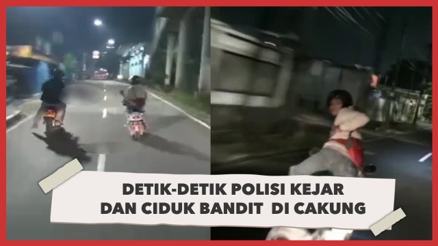 Dor Dor Dor! Detik-detik Polisi Kejar dan Ciduk Bandit di Cakung