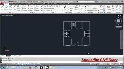 Front elevation :  How to Draw Building Elevation in Auto CAD || Front Elevation  | AutoCAD - Tutorial for Beginners