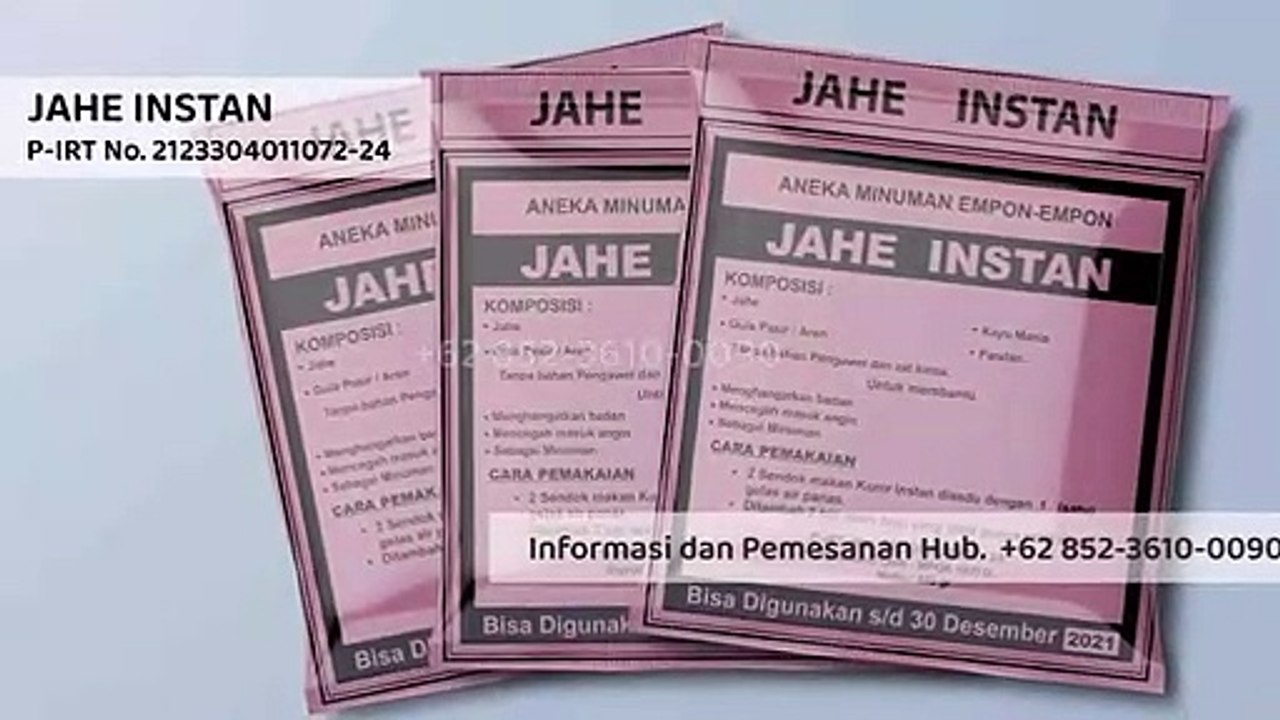BEST SELLER!!! +62 852-3610-0090 | Jahe Instan Bubuk