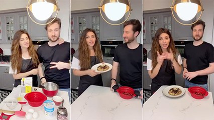 Shama Sikander Prepare Cake With Fiancé James Milliron