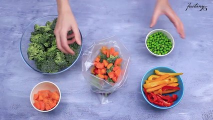 طريقة عمل وتخزين أكياس الحضار والجبن المشكل