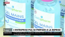 Coronavirus - A l'approche du déconfinement, les usines PSA se préparent à accueillir les salariés et à la mise en place de mesures de protection - VIDEO