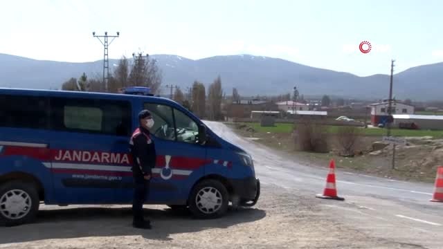 600 haneli köy karantina altına alındı, giriş çıkışlar yasaklandı