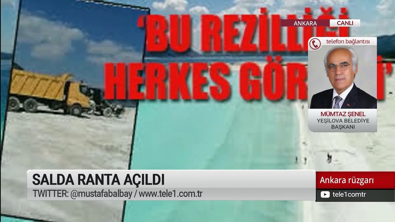 TELE1'de gece 'Salda'nın kumlarını geri getireceğini' söyledi sabaha karşı saldırıya uğradı
