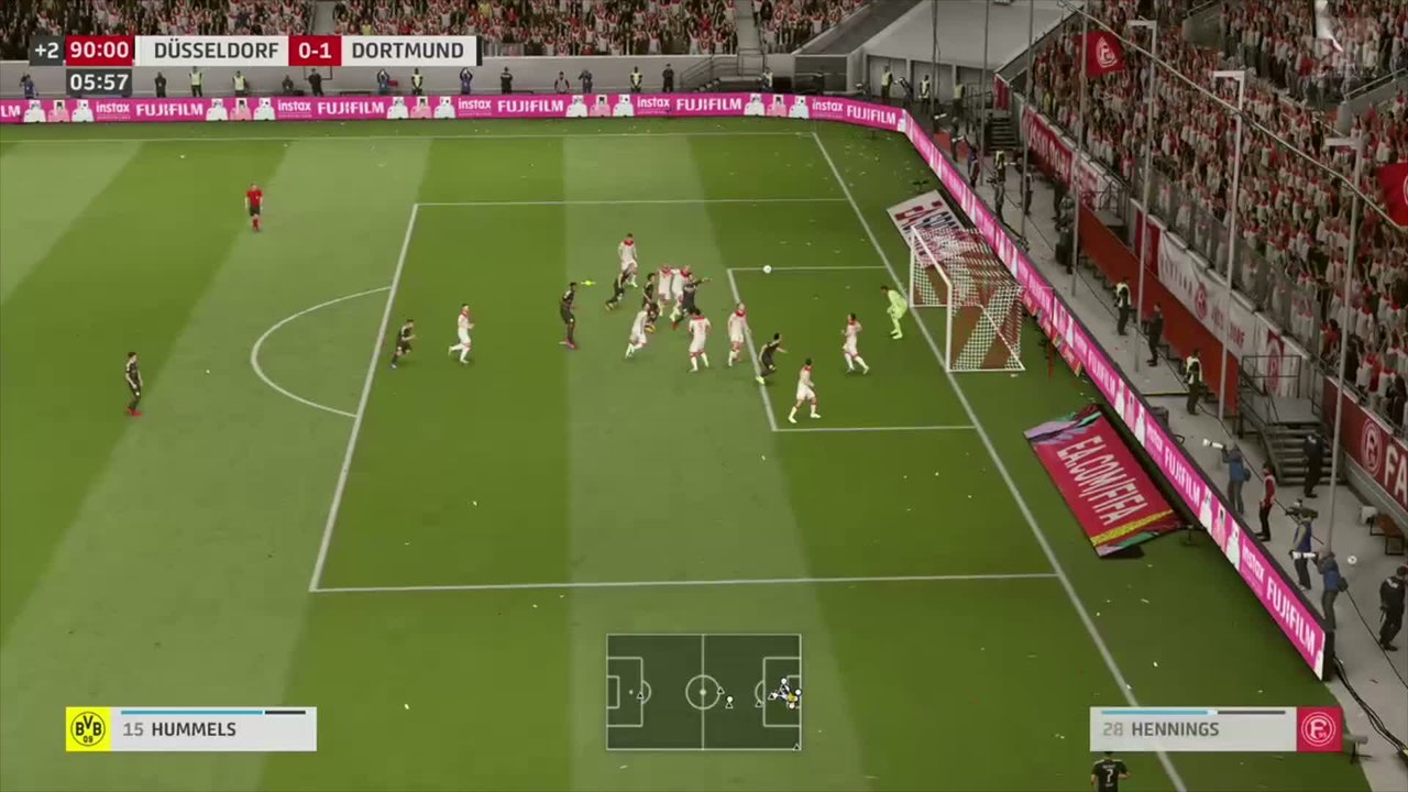 Fortuna  Düsseldorf - Borussia M’Gladbach sur FIFA 20 : résumé et buts (Bundesliga - 31e journée)