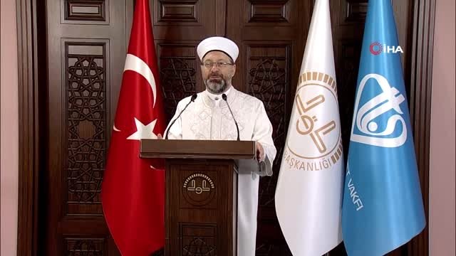 Diyanet İşleri Başkanı Erbaş, 2020 Yılı Ramazan Ayı tanıtım toplantısında konuştu