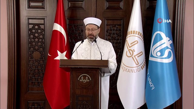 Diyanet İşleri Başkanı Erbaş, “2020 Yılı Ramazan Ayı” tanıtım toplantısında konuştu