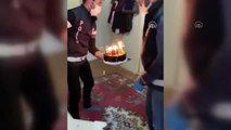 Polislerden 13 yaşındaki Hicret'e doğum günü sürprizi
