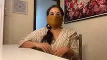 Bollywood Actress Vidya Balan का Home Made Mask हुआ Social Media पर Viral | FilmiBeat