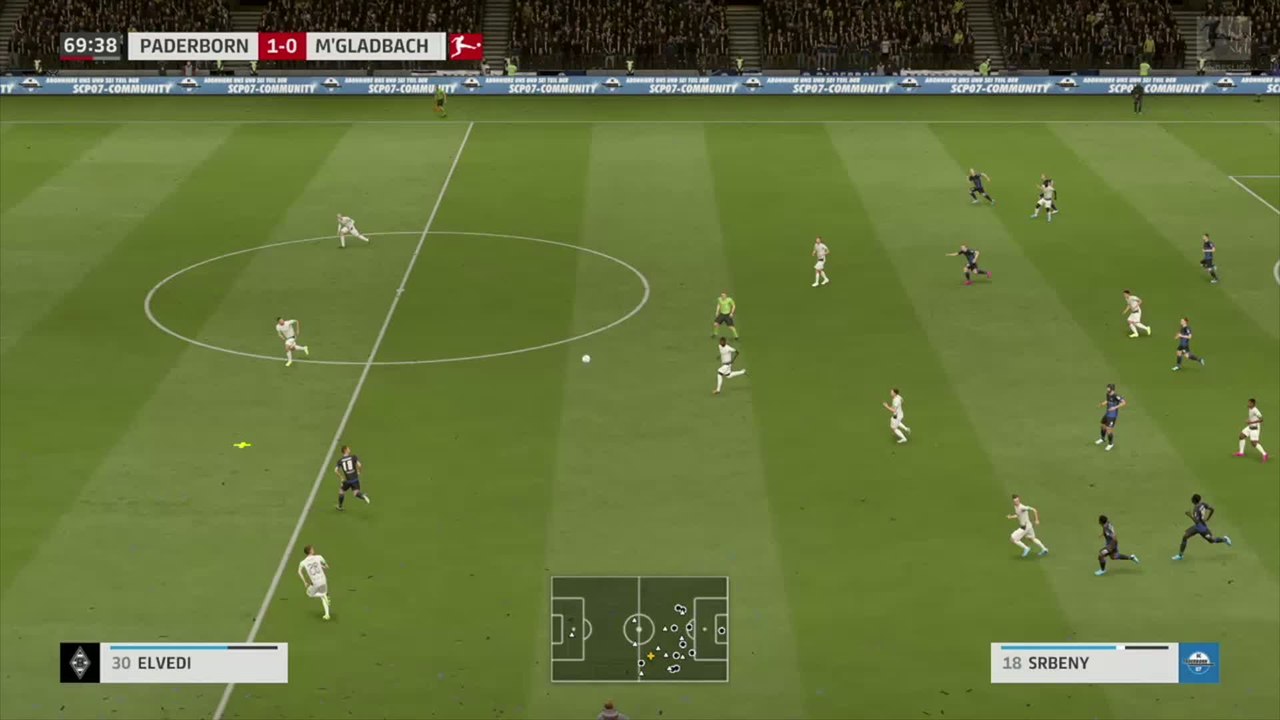 SC Paderborn 07 - Borussia M’Gladbach sur FIFA 20 : résumé et buts (Bundesliga - 33e journée)