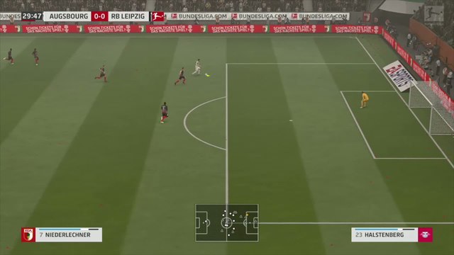 FC Augsbourg - RB Leipzig sur FIFA 20 : résumé et buts (Bundesliga - 34e journée)