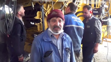 Biçerdöverler hasada hazırlanıyor