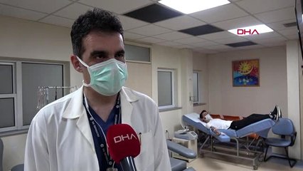 Ege Üniversitesi'nde plazma nakli yapılan hastaların durumu iyiye gidiyor