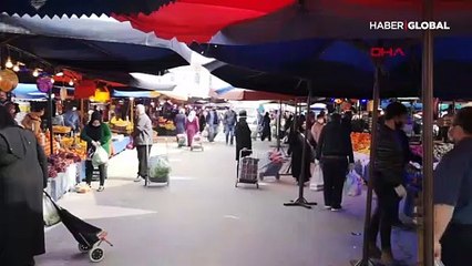 Yasak sonrası pazarlarda yoğunluk