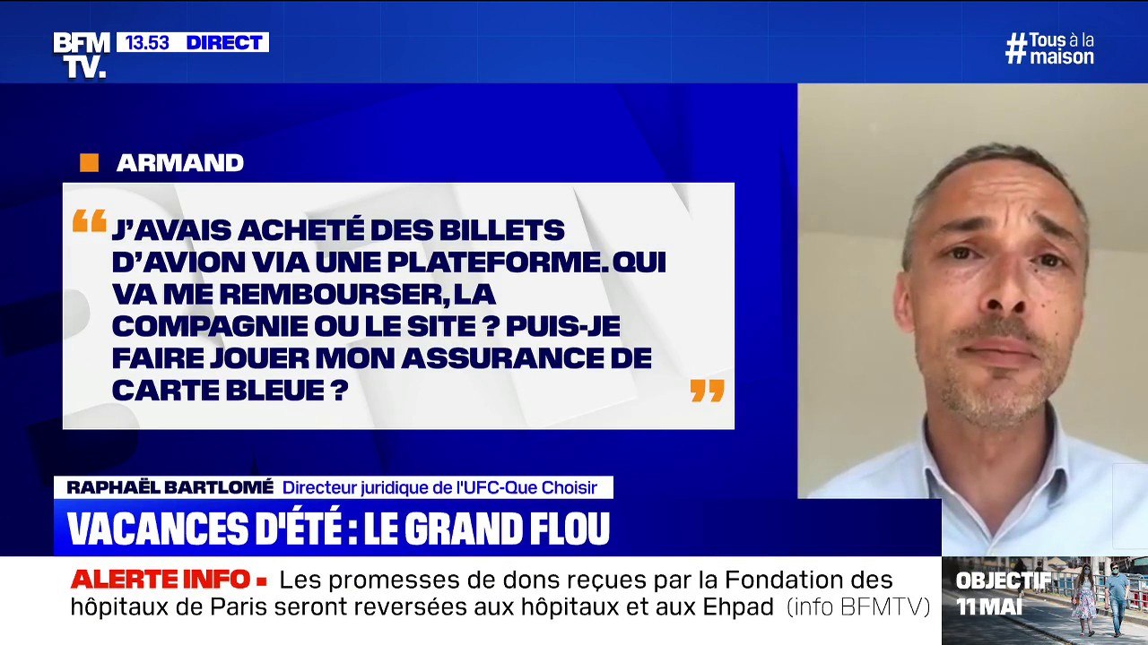 J'ai acheté des billets d'avion via une plateforme, qui va me rembourser?  BFMTV répond à vos questions