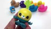 Learn Colors with Play Doh Ducks Surprise Toys Octonauts Fun for Kids Education