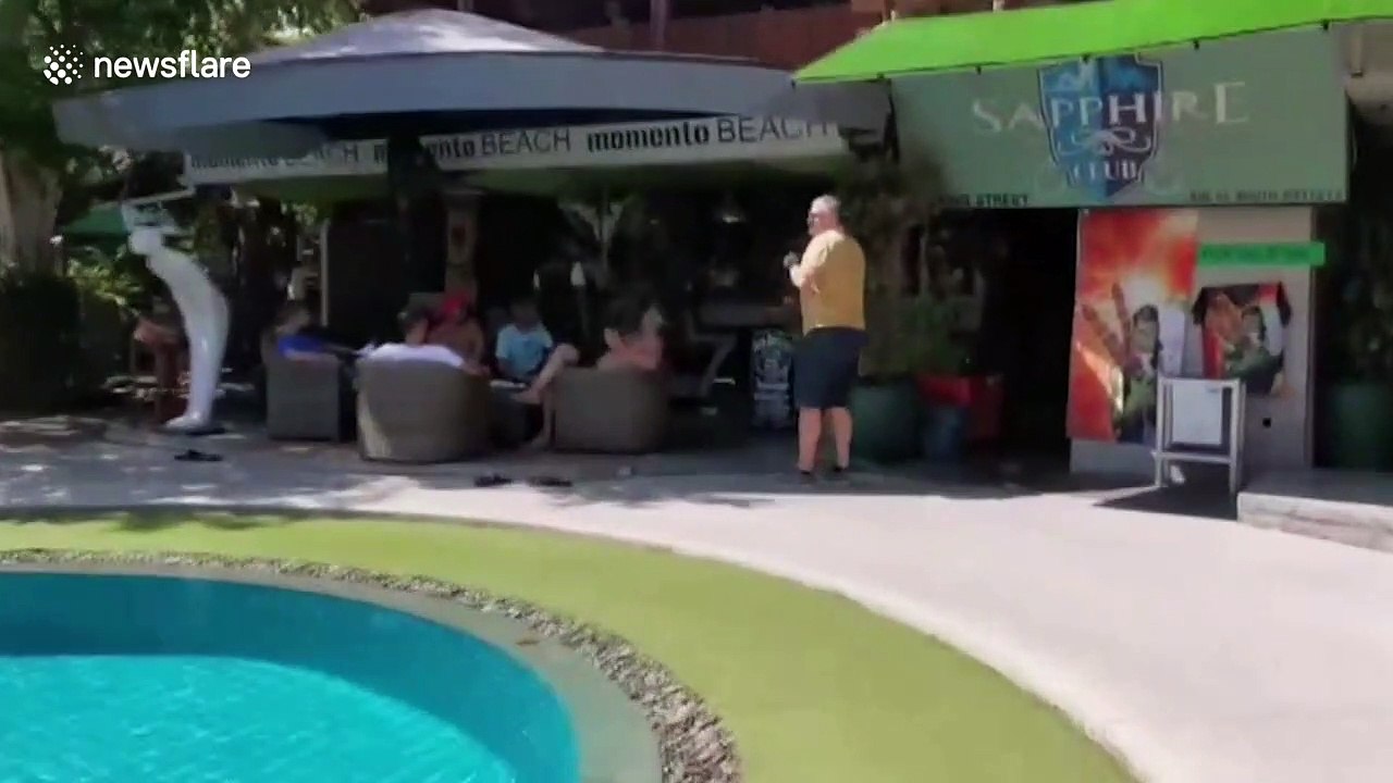 British, French and German tourists arrested for 'flouting COVID-19 restrictions' at pool party in Thailand