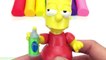 Learn Colors with The Simpsons Family Play Doh Molds and Surprise Toys Shopkins Wild Style