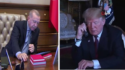 Cumhurbaşkanı Erdoğan, ABD Başkanı Trump ile telefonda görüştü