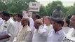 Congress President Shri Rahul Gandhi & Congress Party MPs protesting at Parliament House today.