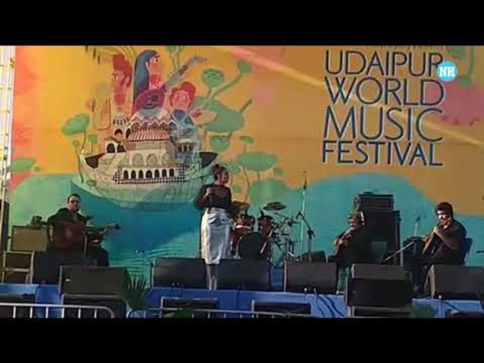 Sara Correia, fado singer from Portugal at Udaipur World Music Festival.