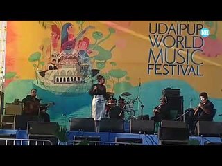 Sara Correia, fado singer from Portugal at Udaipur World Music Festival.