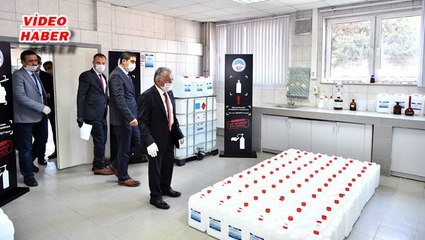 (20 Nisan 2020) BÜYÜKKILIÇ TALİMAT VERDİ, DEZENFEKTAN ÜRETİMİ DE BAŞLADI