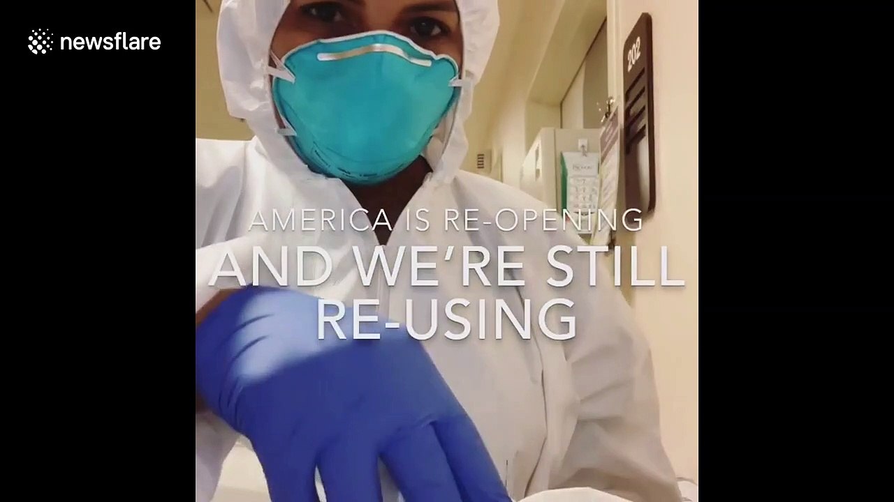 PPE shortage at California medical center forces nurses to re-use 'nearly everything'