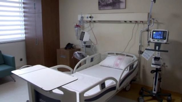 Başakşehir Şehir Hastanesinin yoğun bakım üniteleri görüntülendi