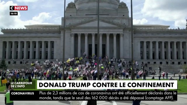 Aux Etats-Unis, Donald Trump fait campagne contre le confinement