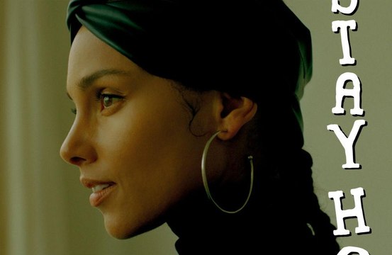 Alicia Keys wrote 'Girl on Fire' to give herself a 'push'