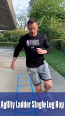 Agility Ladder Single Leg Hop with Craig Slaunwhite