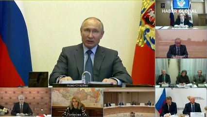 Putin koronavirüs bulaşanların sayısının arttığını duyurdu