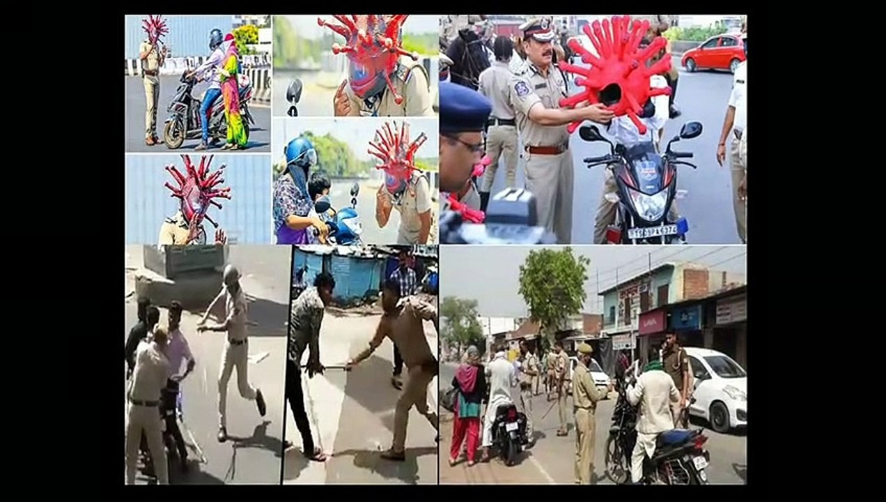Police Punishment During Lockdown In India | Police Funny Action On Lockdown | Viral Video Lockdown