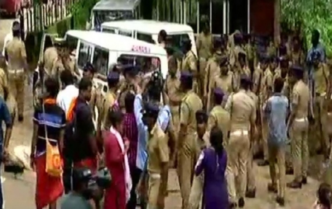 Sabarimala: Women stopped as protests turn violent