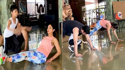 Shilpa Shetty ने Lockdown  में पति और बेटे के साथ मिलकर किया ये काम; Viral Video | Boldsky