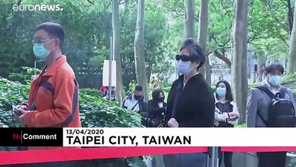 Face masks distributed via vending machines in Taiwan