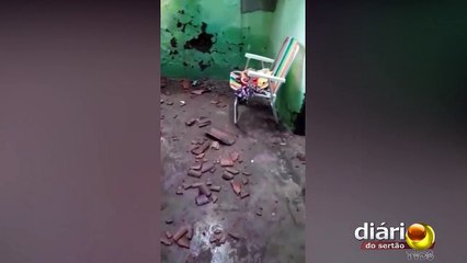 Raio atinge casa na zona rural de São João do Rio do Peixe