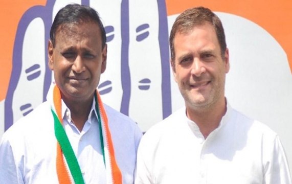 Udit Raj joins Congress after BJP denied him Lok Sabha ticket