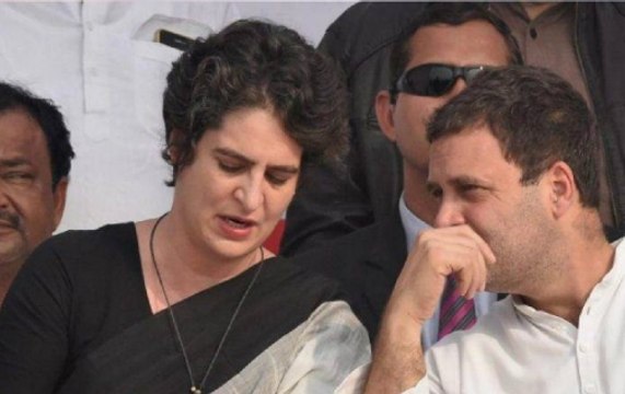 Watch: Rahul Gandhi, Priyanka share light moment at Kanpur airport