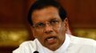 Sri Lankan President Maithripala Sirisena condemns bomb blasts